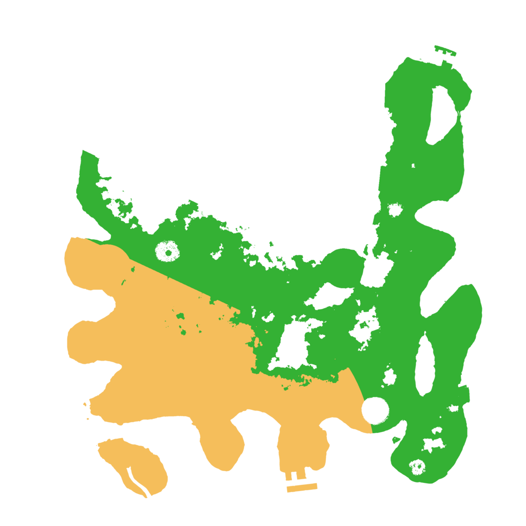 Biome Rust Map: Procedural Map, Size: 3500, Seed: 511612415