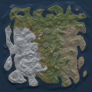 Thumbnail Rust Map: Procedural Map, Size: 4500, Seed: 1951927, 19 Monuments