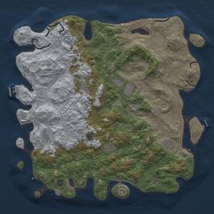 Thumbnail Rust Map: Procedural Map, Size: 4700, Seed: 230898, 19 Monuments