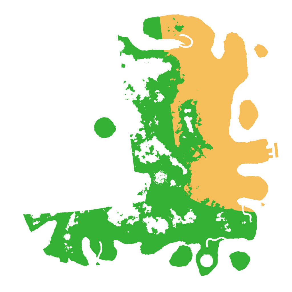 Biome Rust Map: Procedural Map, Size: 4000, Seed: 118078391