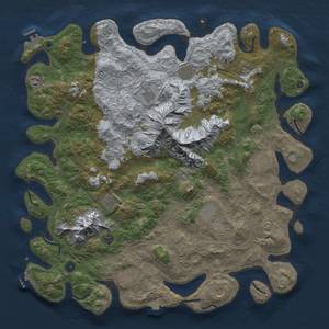 Thumbnail Rust Map: Procedural Map, Size: 5000, Seed: 55849332, 19 Monuments