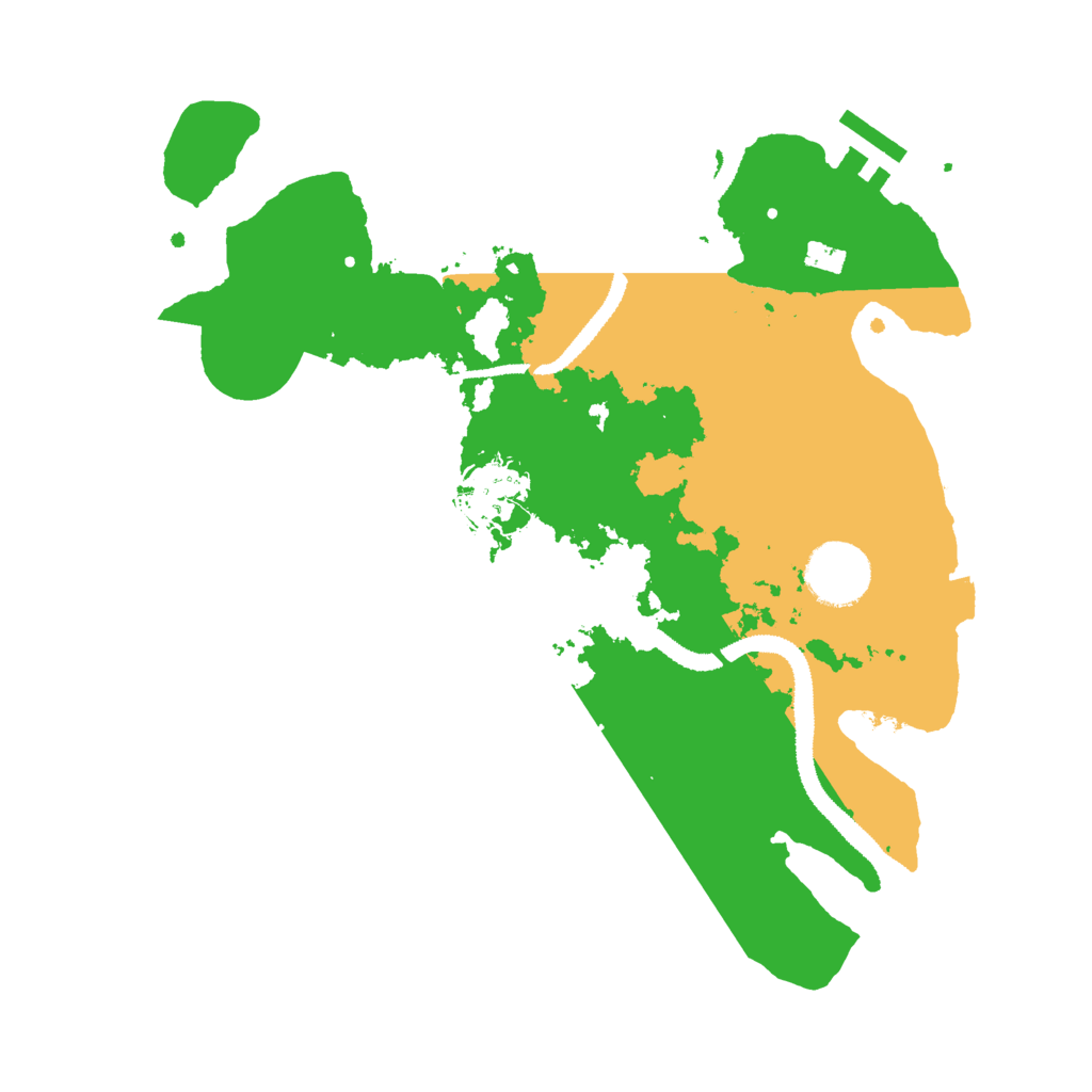 Biome Rust Map: Procedural Map, Size: 3000, Seed: 27210
