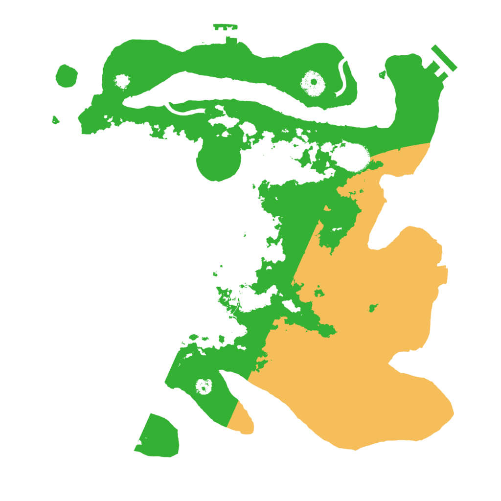 Biome Rust Map: Procedural Map, Size: 3150, Seed: 672607023