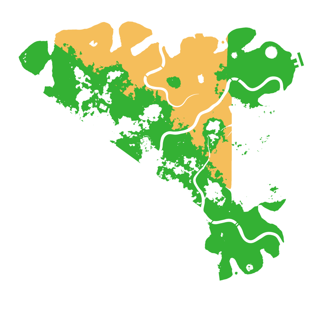 Biome Rust Map: Procedural Map, Size: 4500, Seed: 1207092456