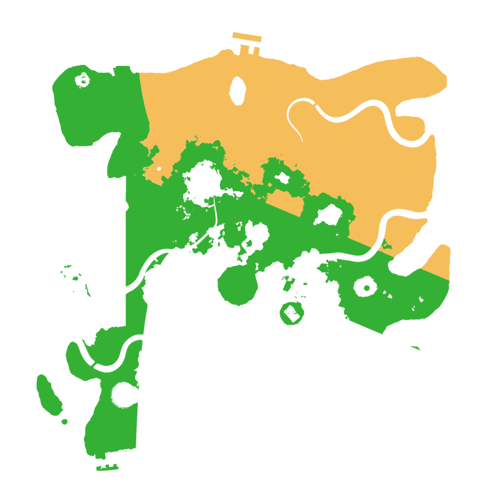 Biome Rust Map: Procedural Map, Size: 3500, Seed: 1902302557