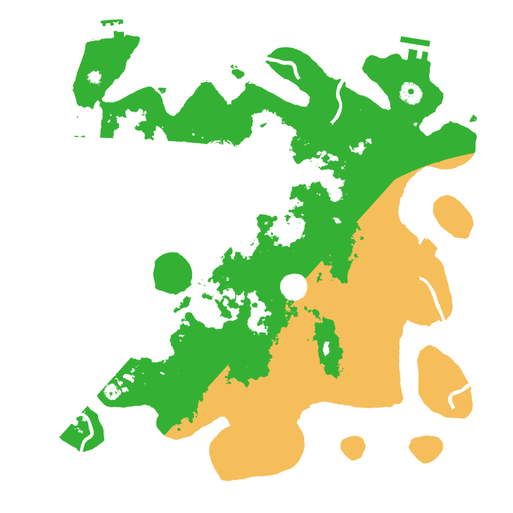 Biome Rust Map: Procedural Map, Size: 3500, Seed: 1879229534