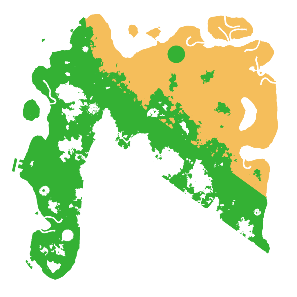 Biome Rust Map: Procedural Map, Size: 4500, Seed: 1491742263