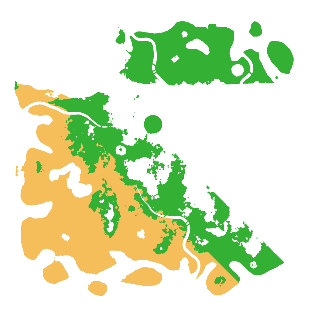 Biome Rust Map: Procedural Map, Size: 4500, Seed: 557413113