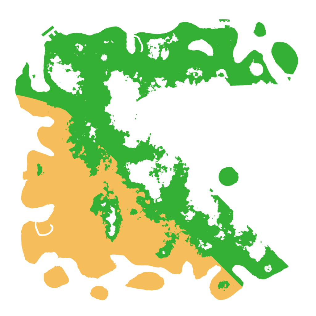 Biome Rust Map: Procedural Map, Size: 4500, Seed: 557413113