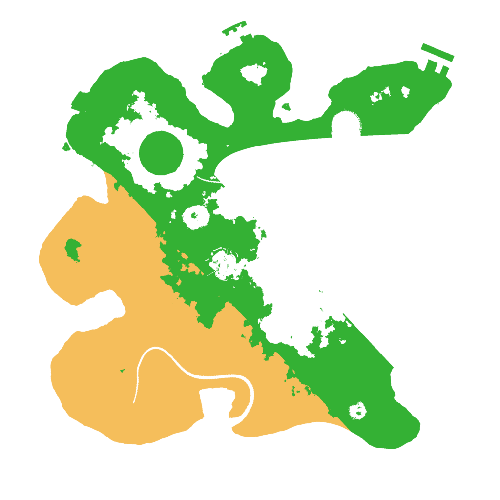 Biome Rust Map: Procedural Map, Size: 3000, Seed: 92487725