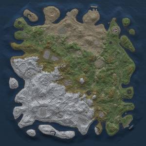 Thumbnail Rust Map: Procedural Map, Size: 4500, Seed: 103281011, 19 Monuments