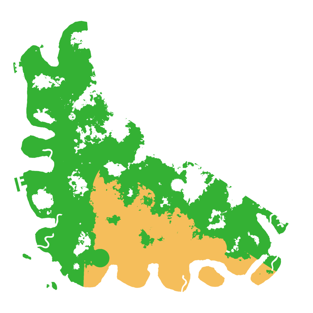 Biome Rust Map: Procedural Map, Size: 4500, Seed: 1329410051