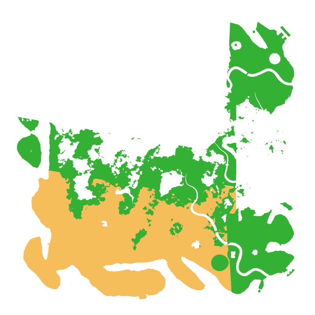 Biome Rust Map: Procedural Map, Size: 5000, Seed: 845675