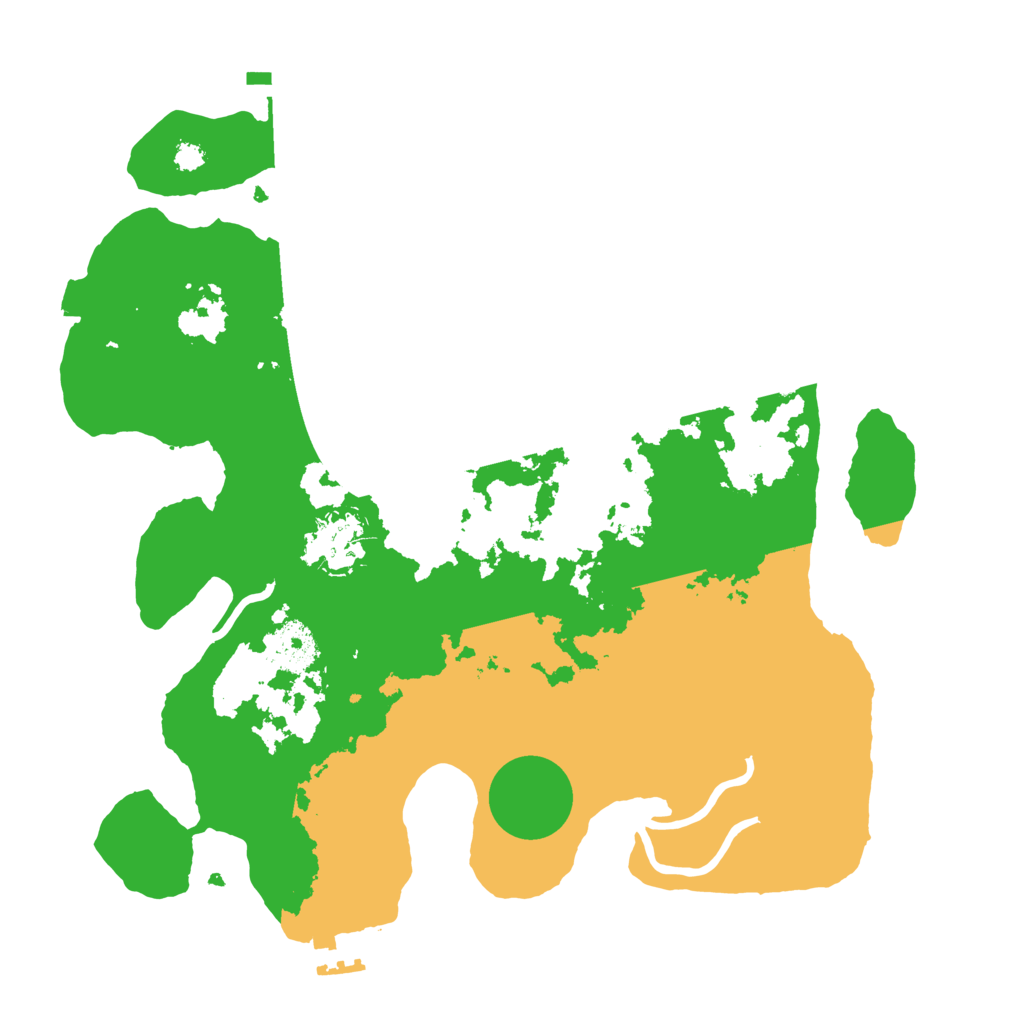 Biome Rust Map: Procedural Map, Size: 3225, Seed: 1