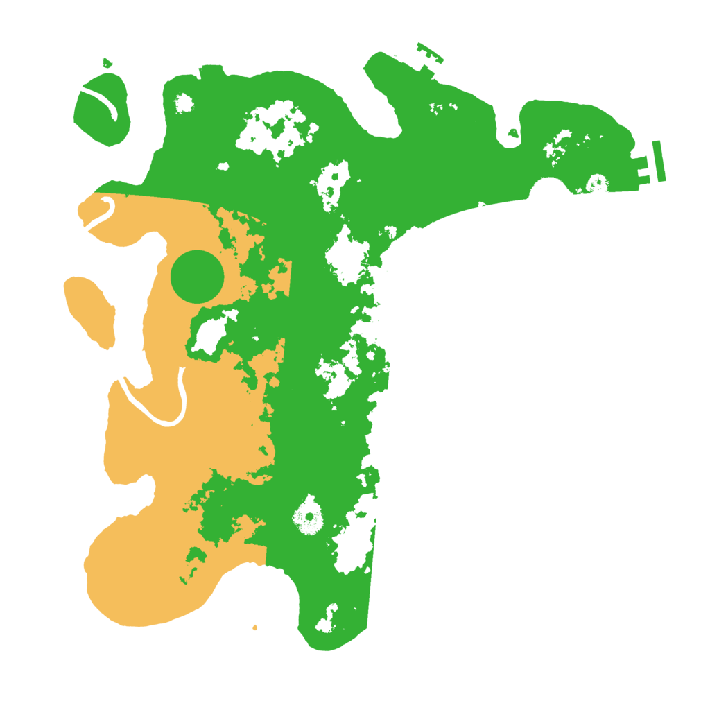 Biome Rust Map: Procedural Map, Size: 3500, Seed: 1012119337