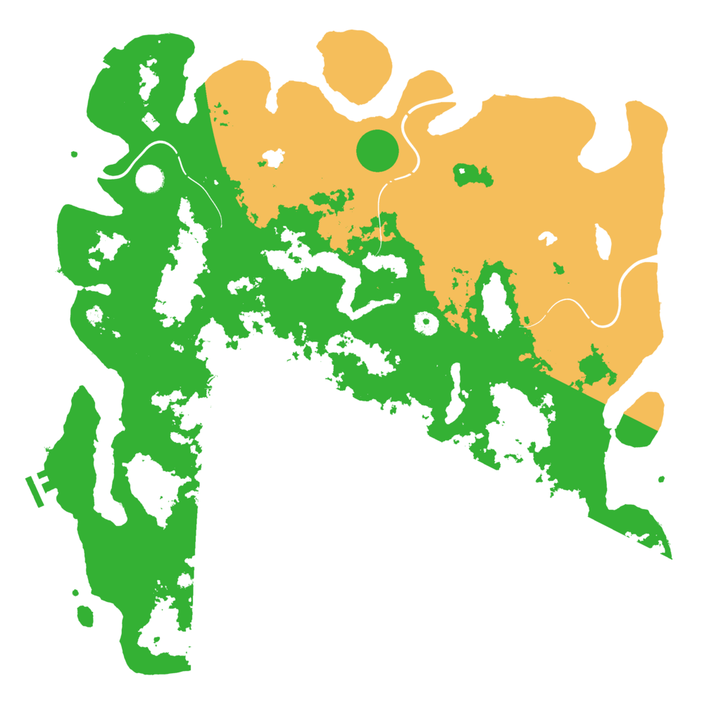 Biome Rust Map: Procedural Map, Size: 4500, Seed: 1410359087