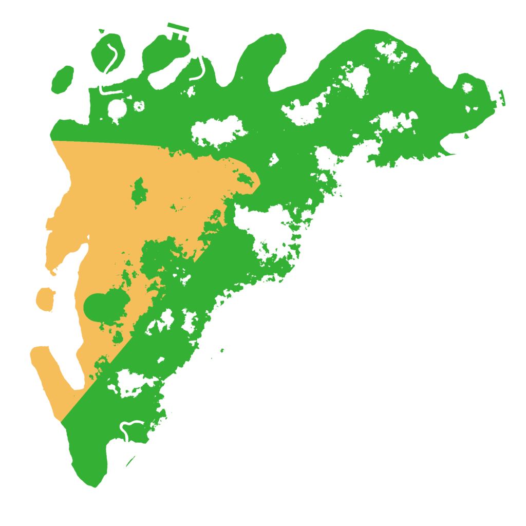 Biome Rust Map: Procedural Map, Size: 4900, Seed: 1102