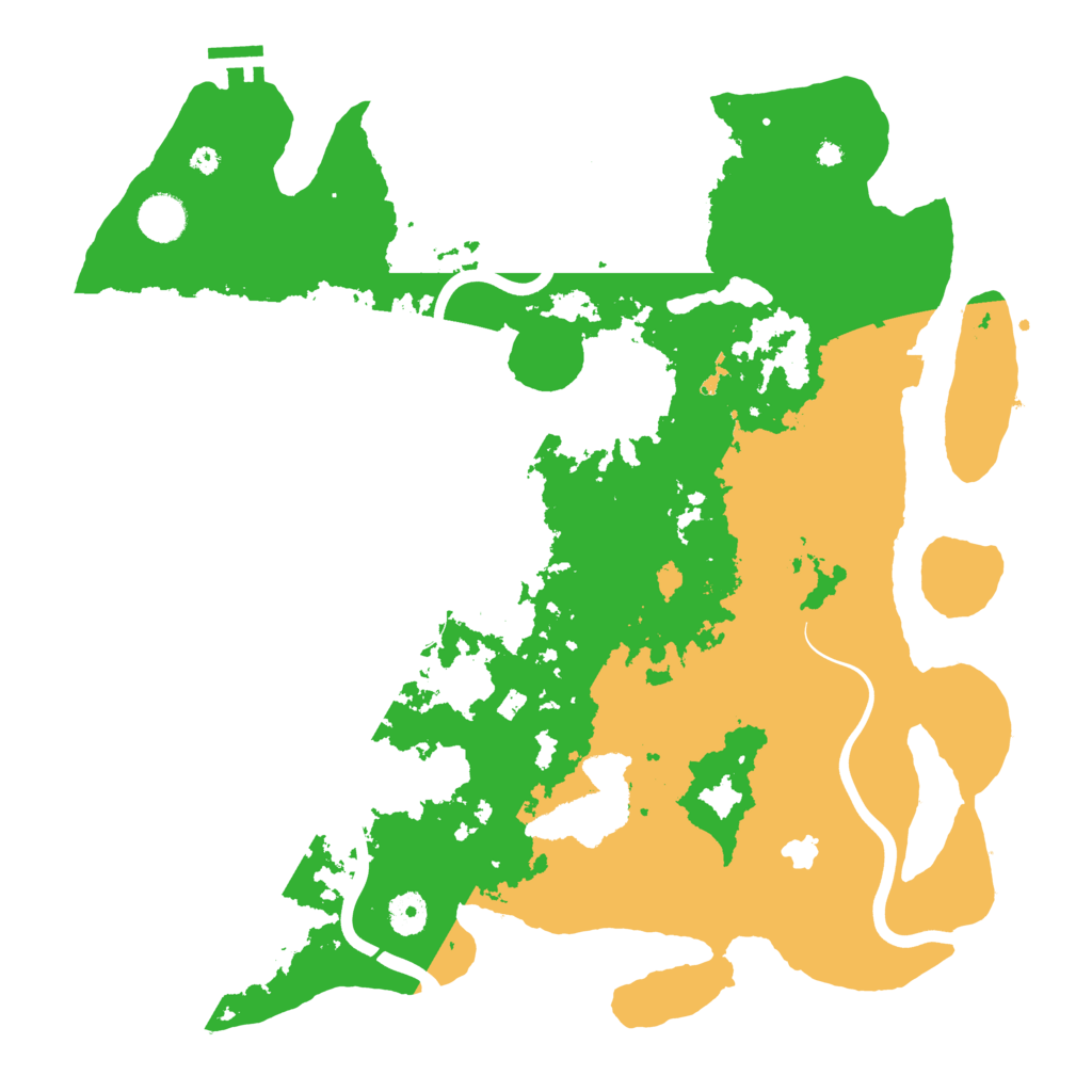 Biome Rust Map: Procedural Map, Size: 4000, Seed: 2043001791