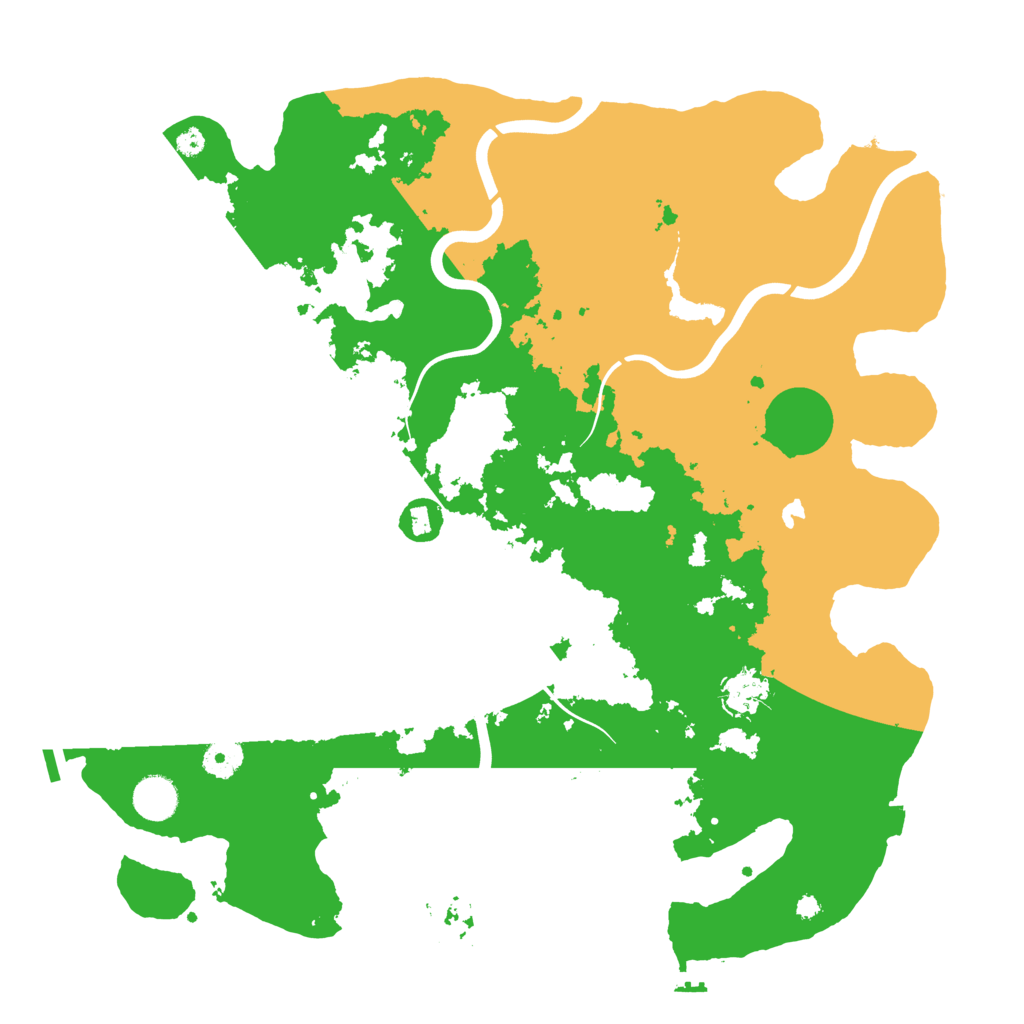 Biome Rust Map: Procedural Map, Size: 4000, Seed: 389402540