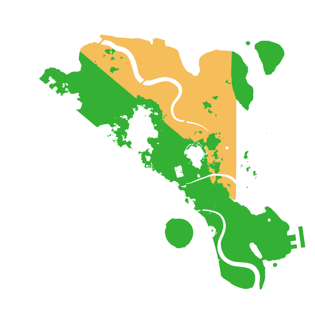 Biome Rust Map: Procedural Map, Size: 3000, Seed: 595019182