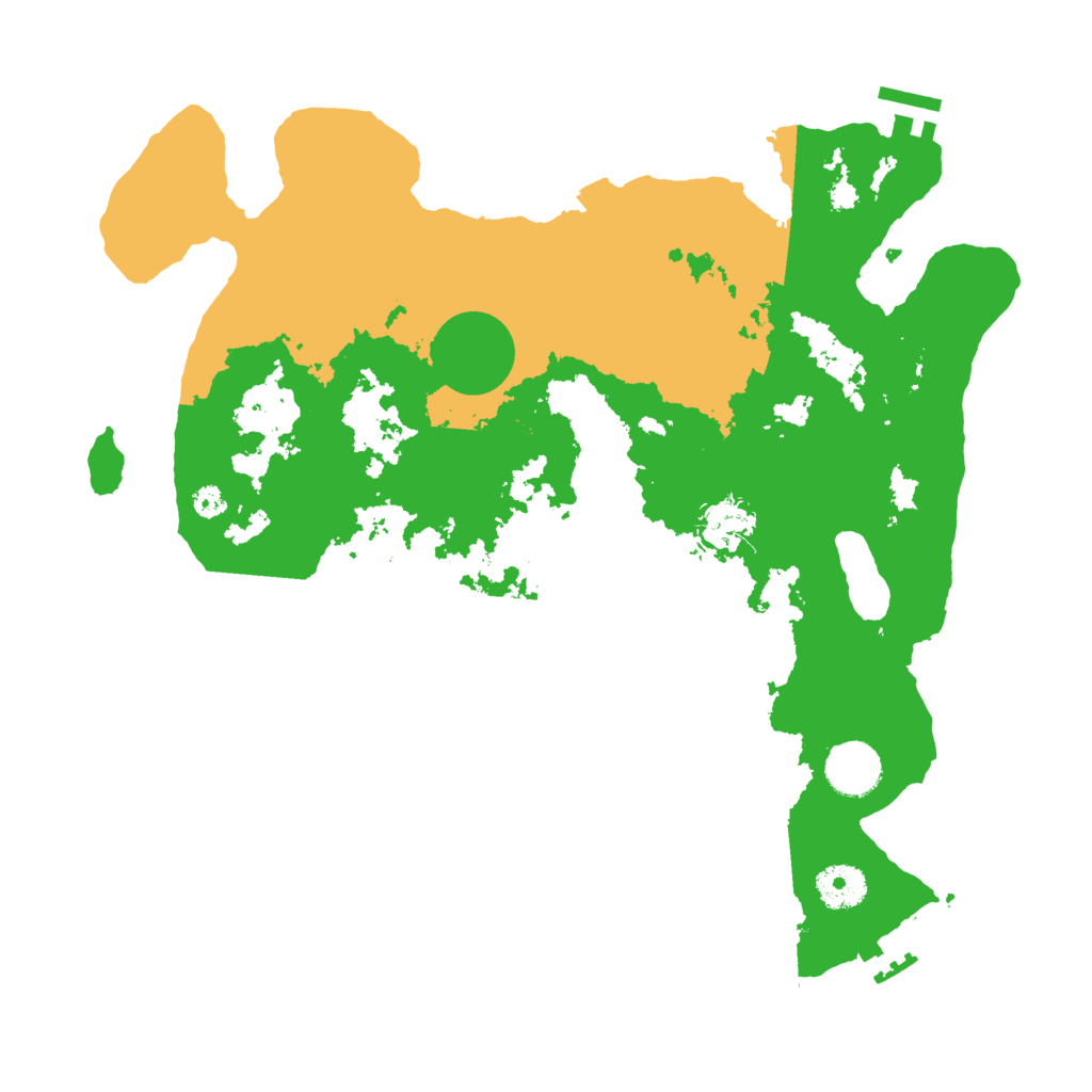 Biome Rust Map: Procedural Map, Size: 3500, Seed: 1688235960
