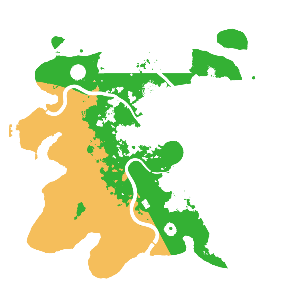 Biome Rust Map: Procedural Map, Size: 3500, Seed: 1739933303
