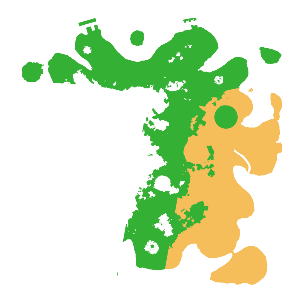 Biome Rust Map: Procedural Map, Size: 3500, Seed: 568671556