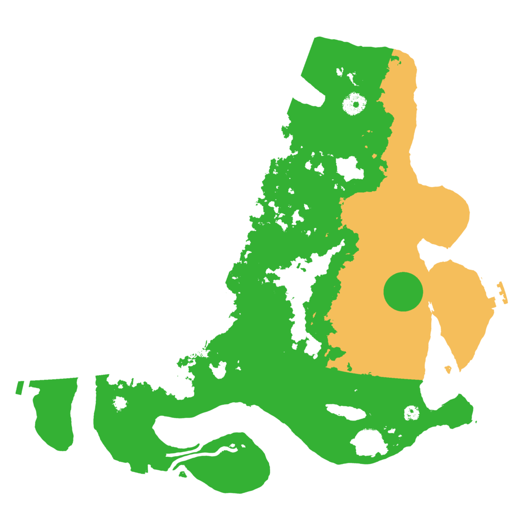 Biome Rust Map: Procedural Map, Size: 3500, Seed: 2059431108