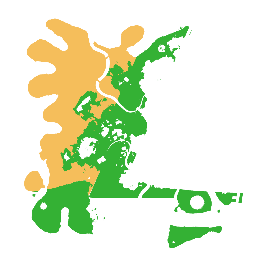 Biome Rust Map: Procedural Map, Size: 3500, Seed: 704