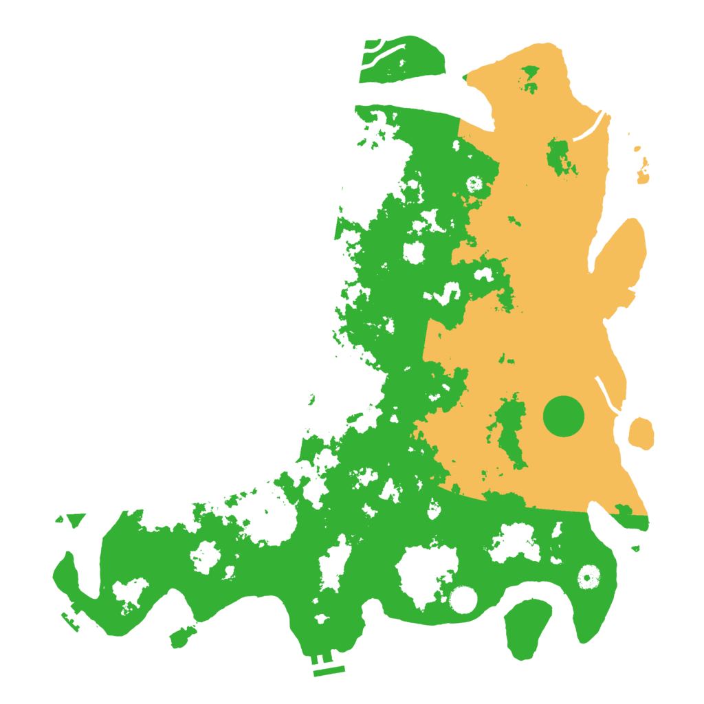 Biome Rust Map: Procedural Map, Size: 4500, Seed: 81860646