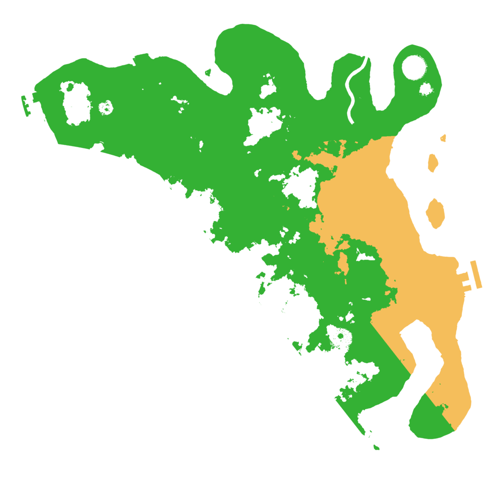 Biome Rust Map: Procedural Map, Size: 3600, Seed: 1817029388