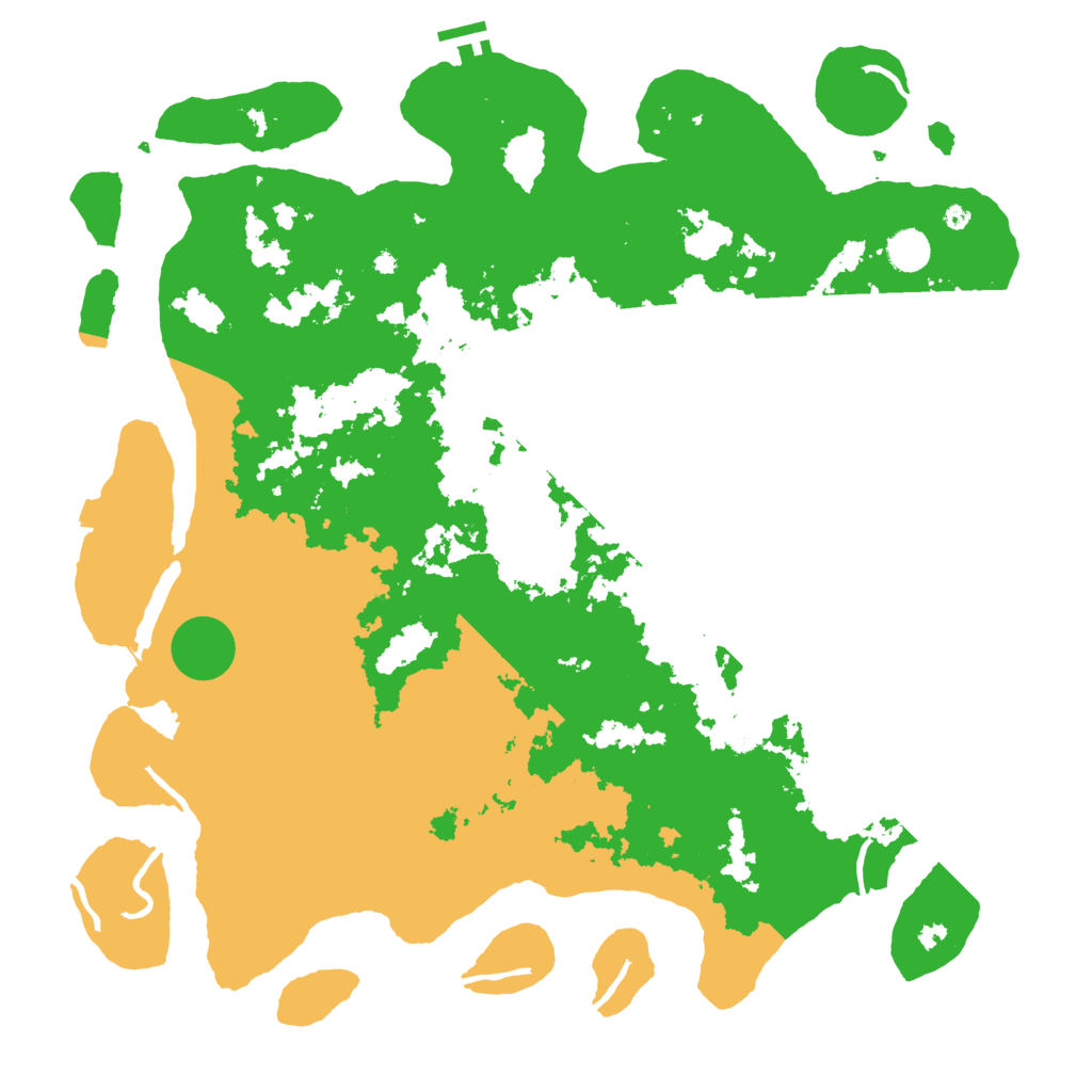 Biome Rust Map: Procedural Map, Size: 4500, Seed: 71413