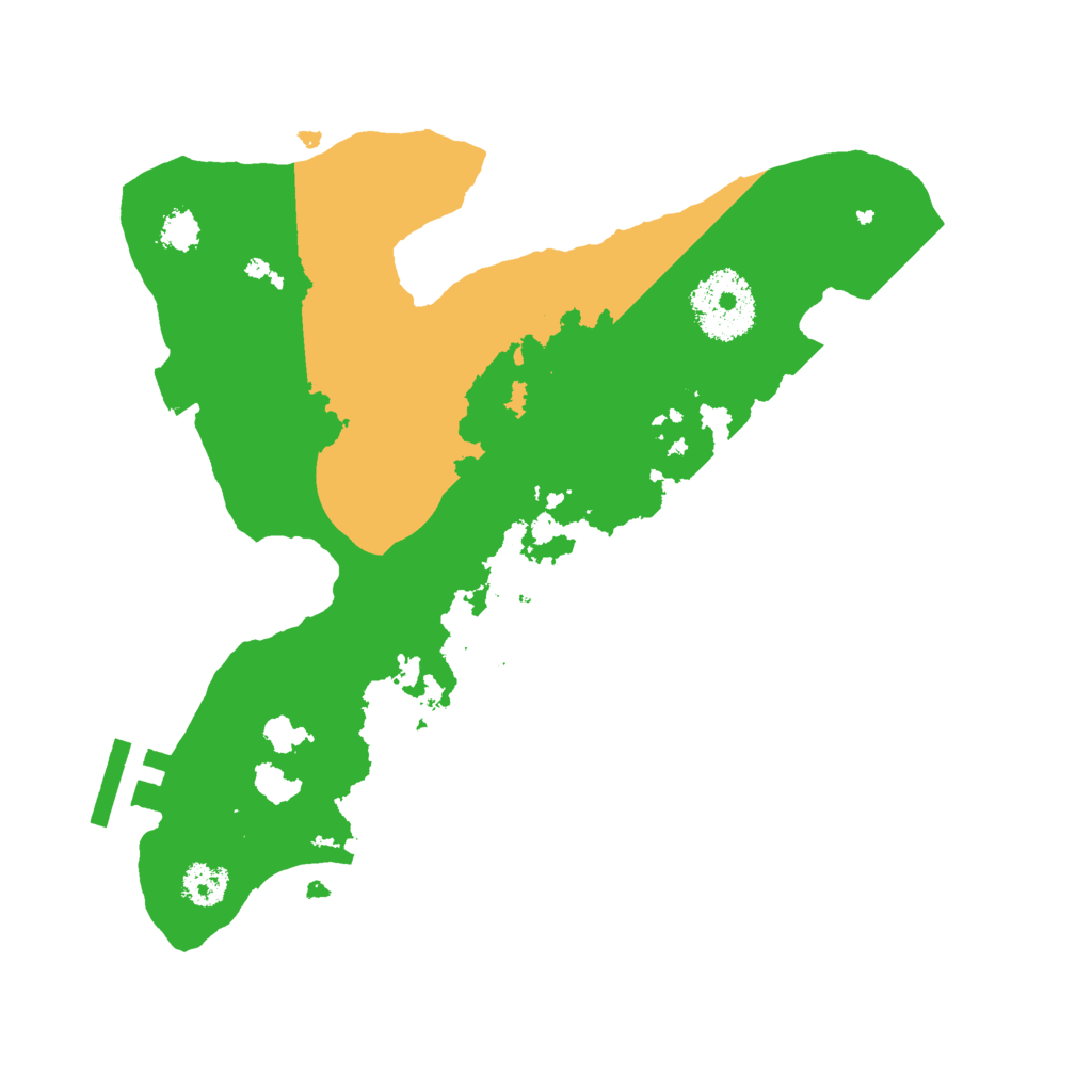 Biome Rust Map: Procedural Map, Size: 2500, Seed: 358055072