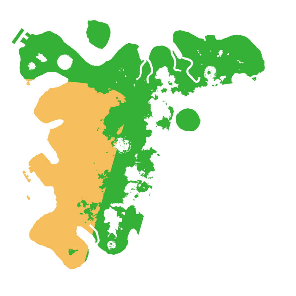 Biome Rust Map: Procedural Map, Size: 3500, Seed: 2051902788