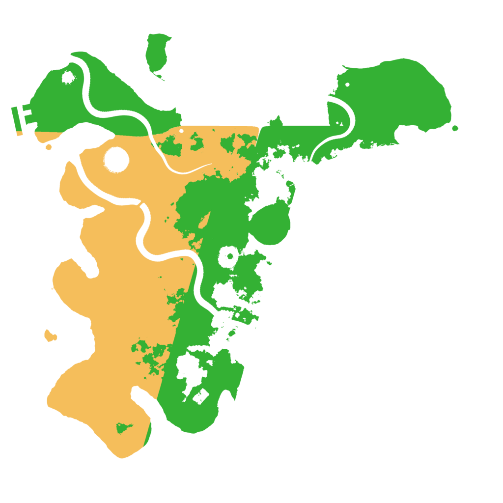 Biome Rust Map: Procedural Map, Size: 3500, Seed: 2051902788