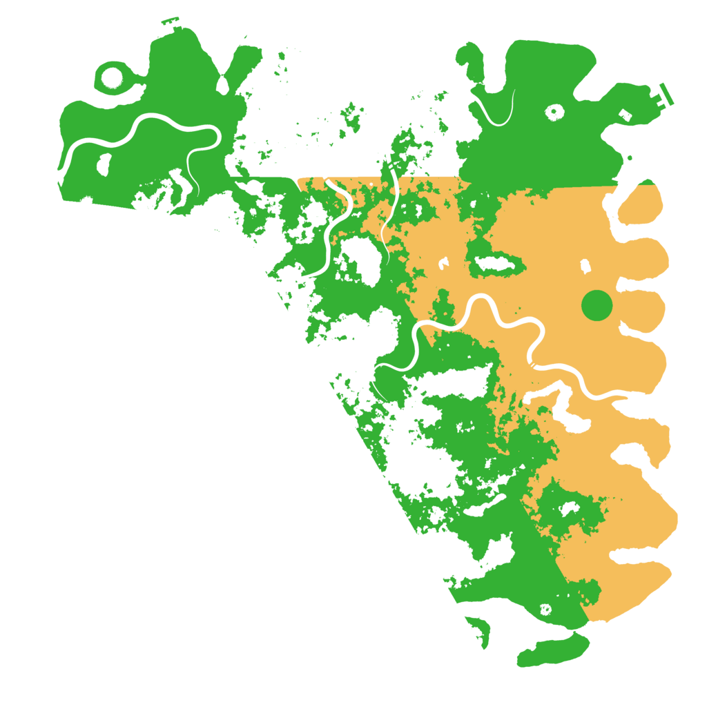 Biome Rust Map: Procedural Map, Size: 6000, Seed: 648469739