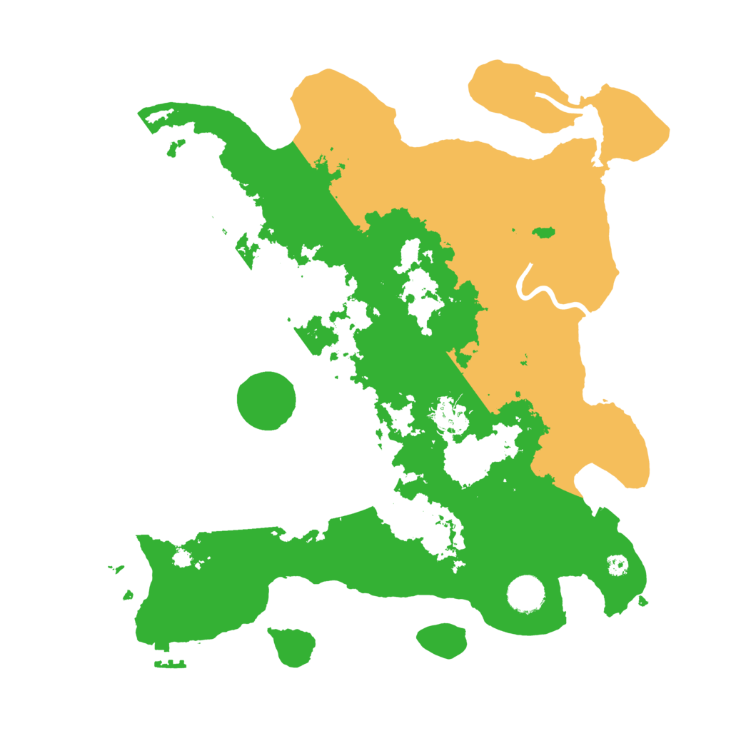 Biome Rust Map: Procedural Map, Size: 3500, Seed: 840008985