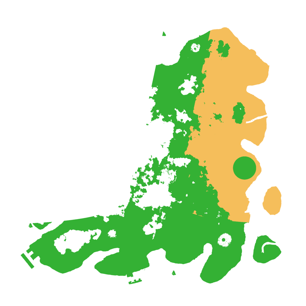 Biome Rust Map: Procedural Map, Size: 3500, Seed: 329505639