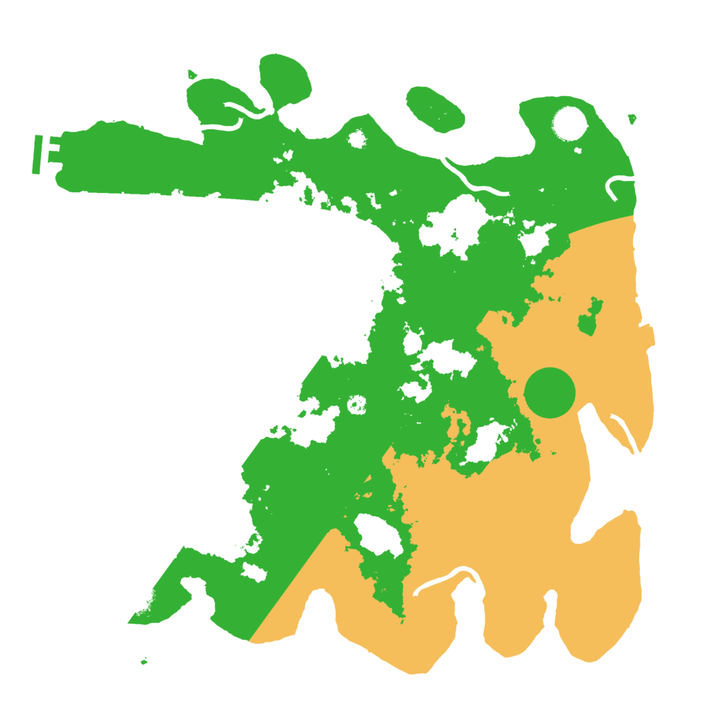 Biome Rust Map: Procedural Map, Size: 3750, Seed: 709975396