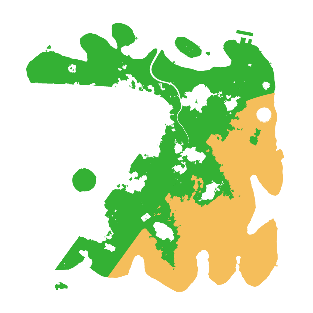 Biome Rust Map: Procedural Map, Size: 3750, Seed: 709975396