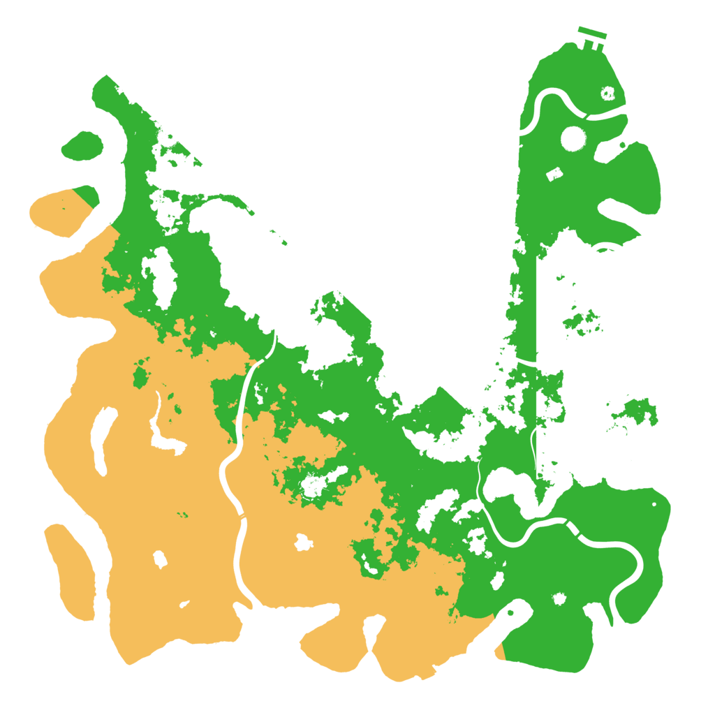 Biome Rust Map: Procedural Map, Size: 5000, Seed: 3006123