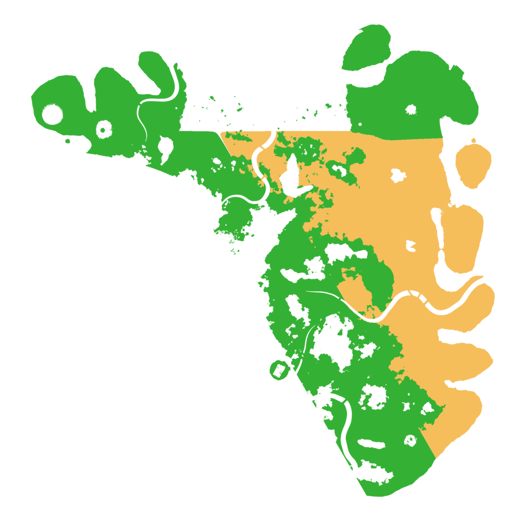Biome Rust Map: Procedural Map, Size: 4500, Seed: 1543205790