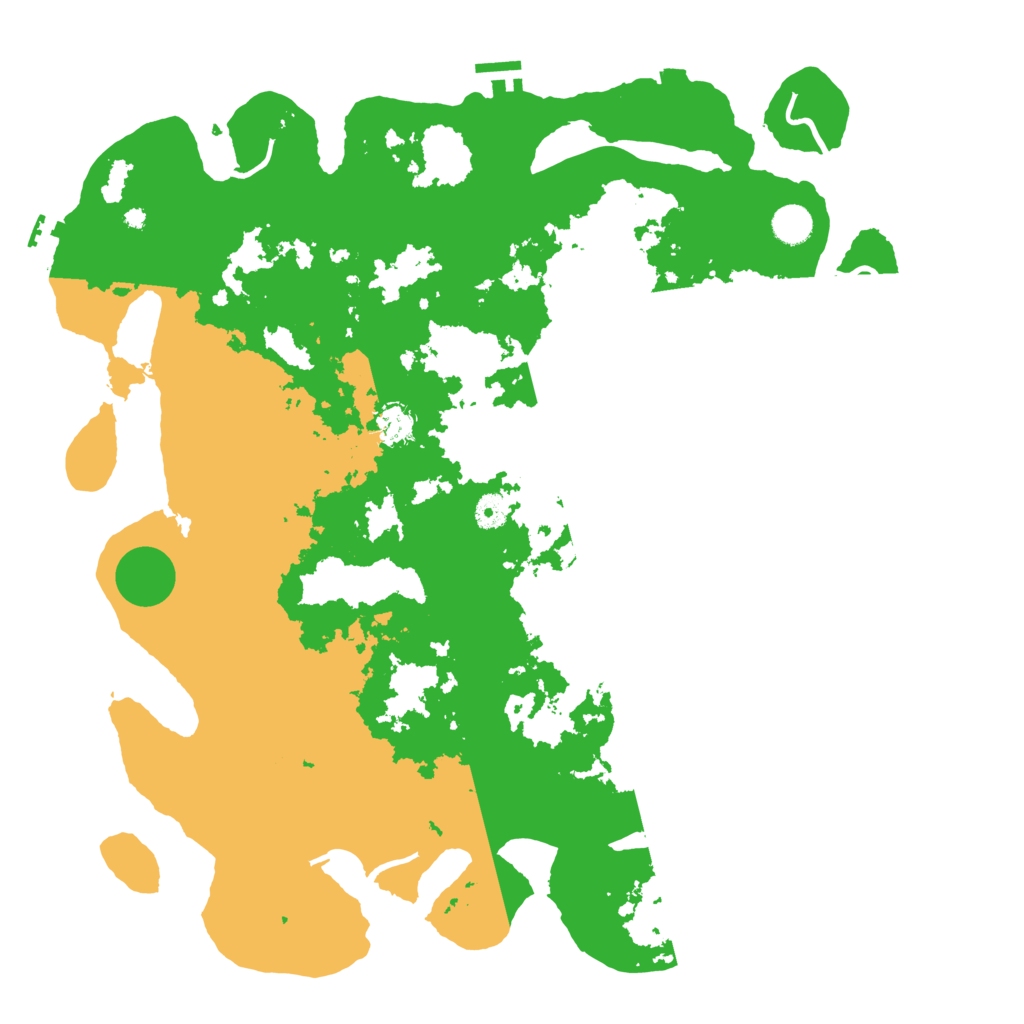 Biome Rust Map: Procedural Map, Size: 4500, Seed: 401699360