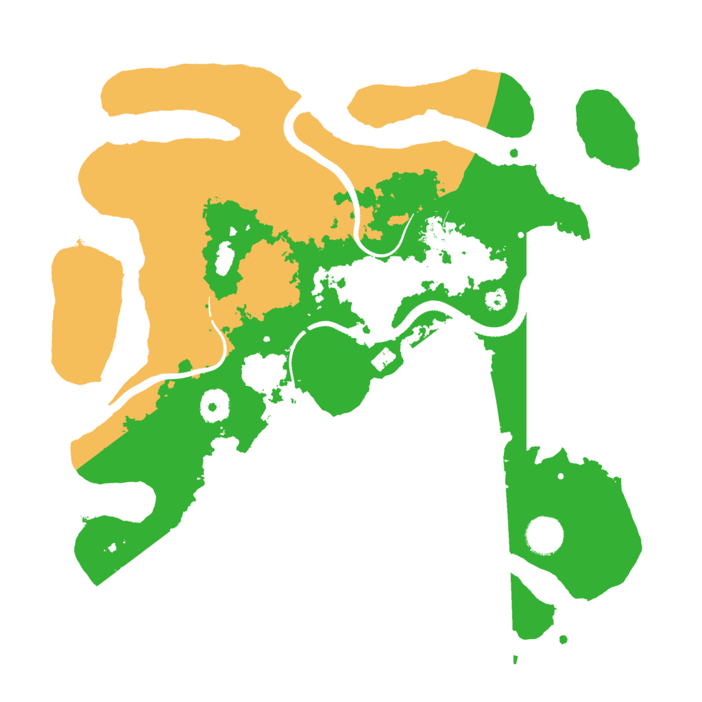 Biome Rust Map: Procedural Map, Size: 3300, Seed: 1133751451