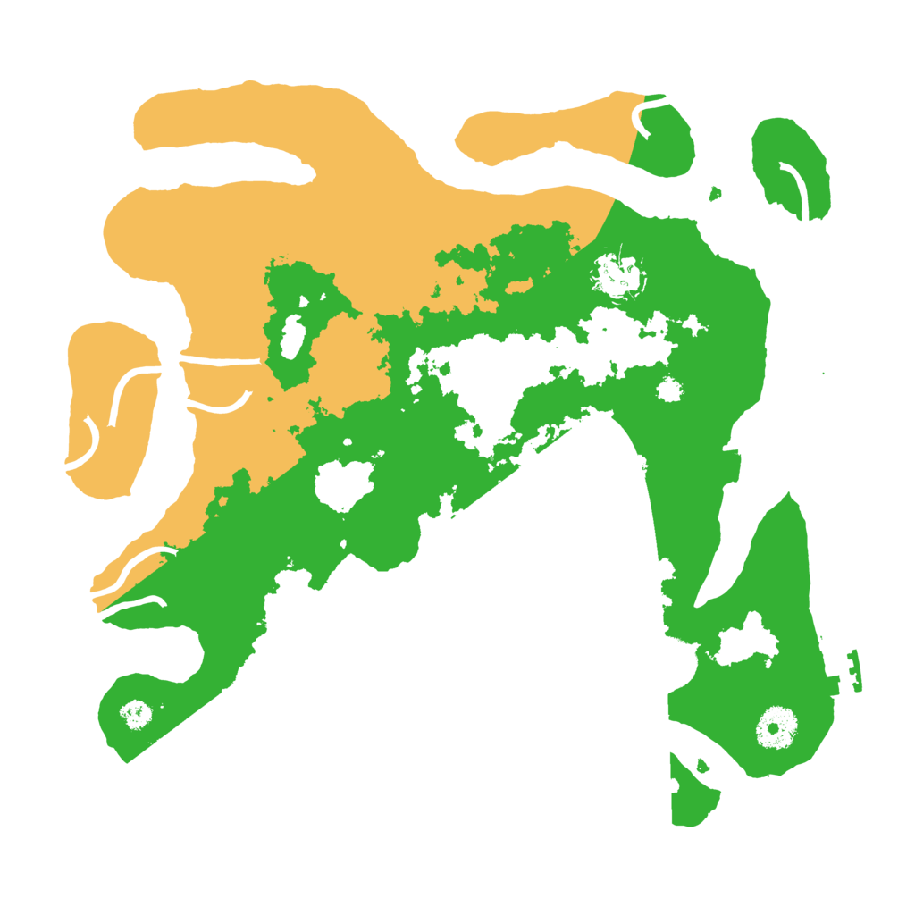 Biome Rust Map: Procedural Map, Size: 3300, Seed: 1133751451