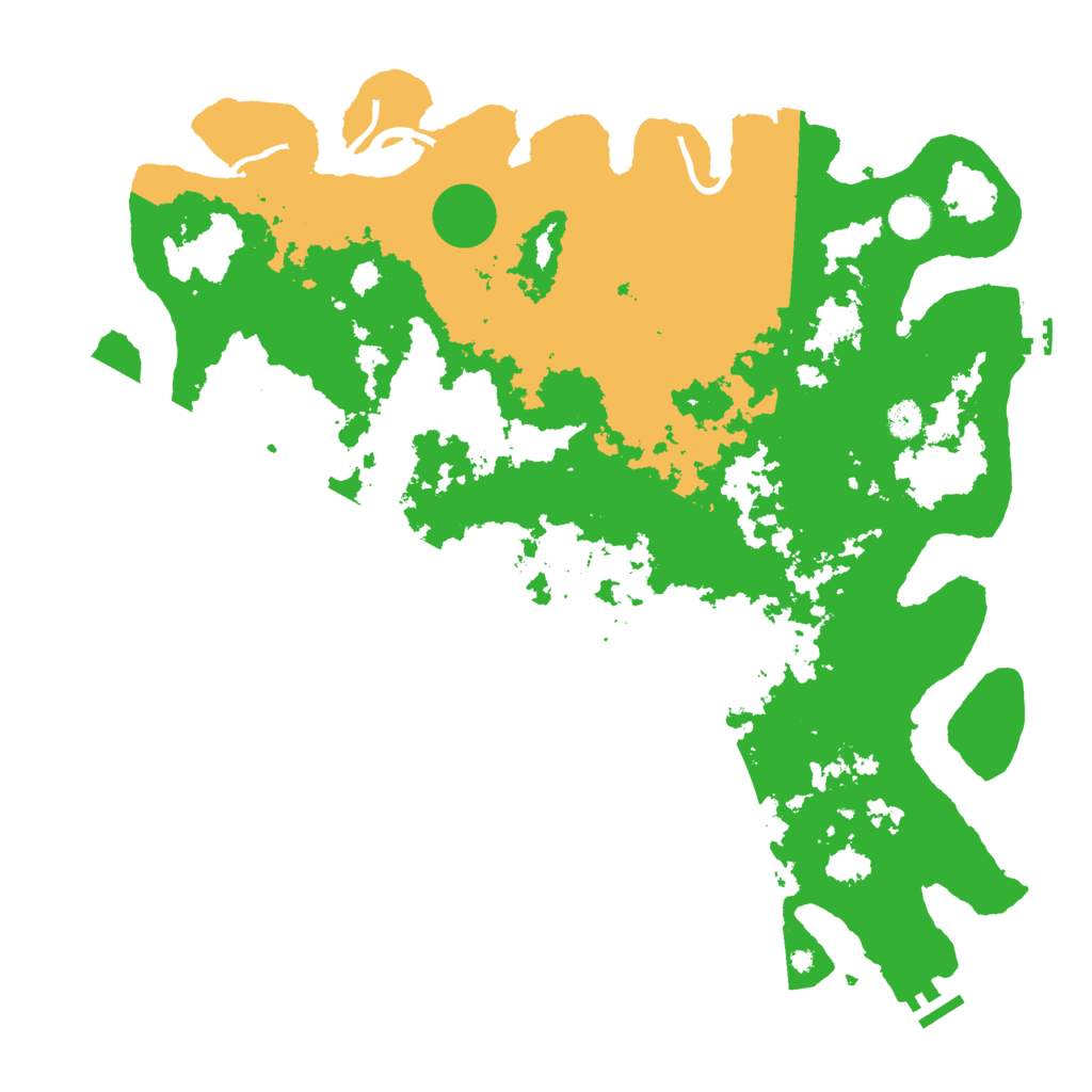 Biome Rust Map: Procedural Map, Size: 4500, Seed: 1851919733