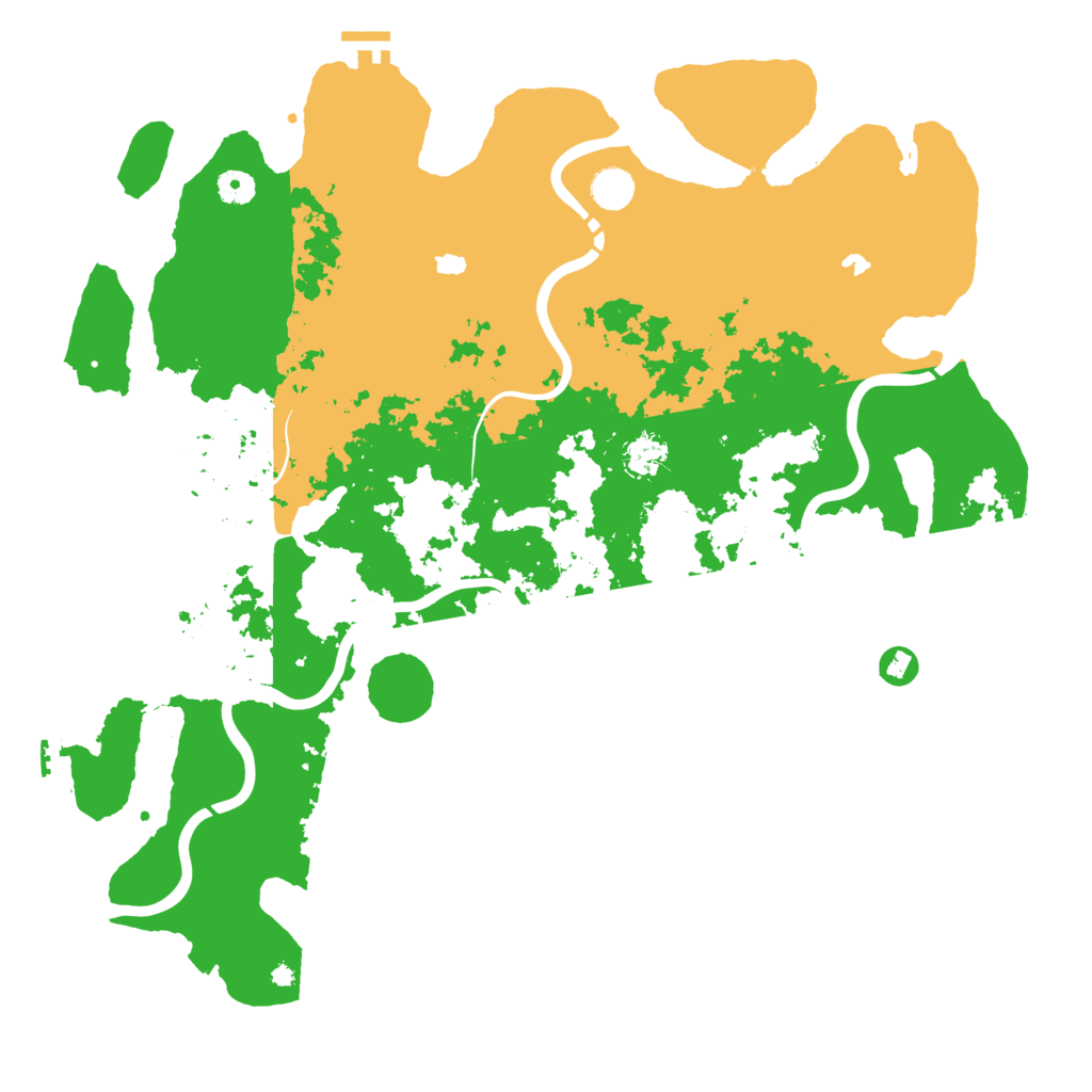 Biome Rust Map: Procedural Map, Size: 4500, Seed: 2004838786