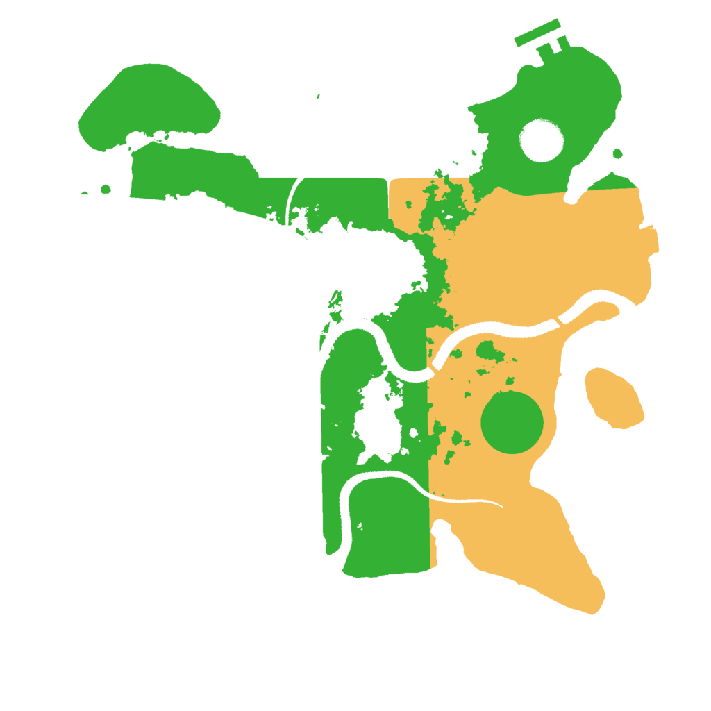 Biome Rust Map: Procedural Map, Size: 3000, Seed: 1710257678