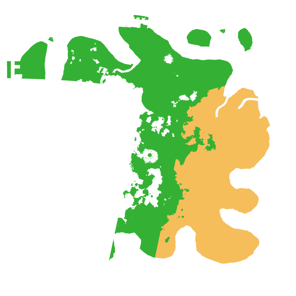 Biome Rust Map: Procedural Map, Size: 3000, Seed: 958429971