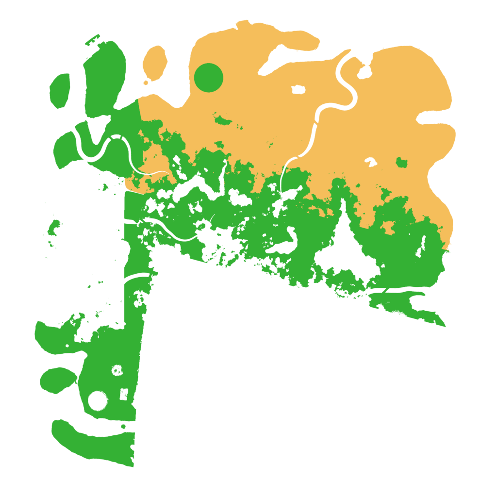 Biome Rust Map: Procedural Map, Size: 4500, Seed: 1459383830
